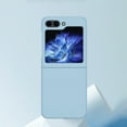 thumbnail image 6 of Matte Slim Phone Case For Samsung Galaxy Z Flip 5,Shockproof Lightweight Ultra Thin Hybrid Liquid Silicone Anti-Fingerprint Hard PC Scratch-Resistant Phone Case For Samsung Galaxy Z Flip 5,Skyblue, 6 of 9