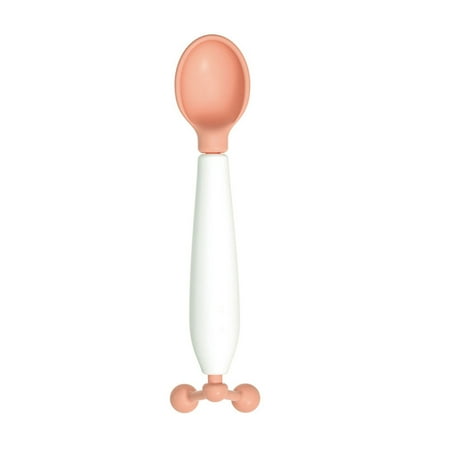 

CHAOMA Temperature Sensitive Scoop Baby Feeding Spoon 180° Rotatable Training Scoop Ins