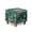 Butterfly Floral Print Teal, variant on SCRAWLGOD Sea Turtle Coral Print Blue Ottoman Slipcover, Foldable Foot Stool Sofa Slipcovers Anti Scratch Covers for Square Footrest Stool with Elastic Bottom