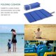 thumbnail image 4 of Cojín de asiento Plegable FLhrweasw Colchoneta para acampar en la playa Plegable de 4 pliegues Portátil Pequeñas colchonetas de picnic Almohadilla a prueba de humedad Nuevo, 4 of 8