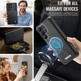 thumbnail image 5 of CaseMe Wallet Case for Samsung Galaxy S26 Ultra Compatible with Magsafe, 2-in-1 PU Leather【RFID Blocking】Flip Card Holder Stand Shockproof Magnetic Detachable Cover for Samsung Galaxy S26 Ultra 6.9", 5 of 10