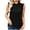Summer Tops Black, variant on Womens Sweater Tank Tops, Mock Neck Sweaters for Women Summer Casual Vintage Cable Knitted Sleeveless Dressy Blouses