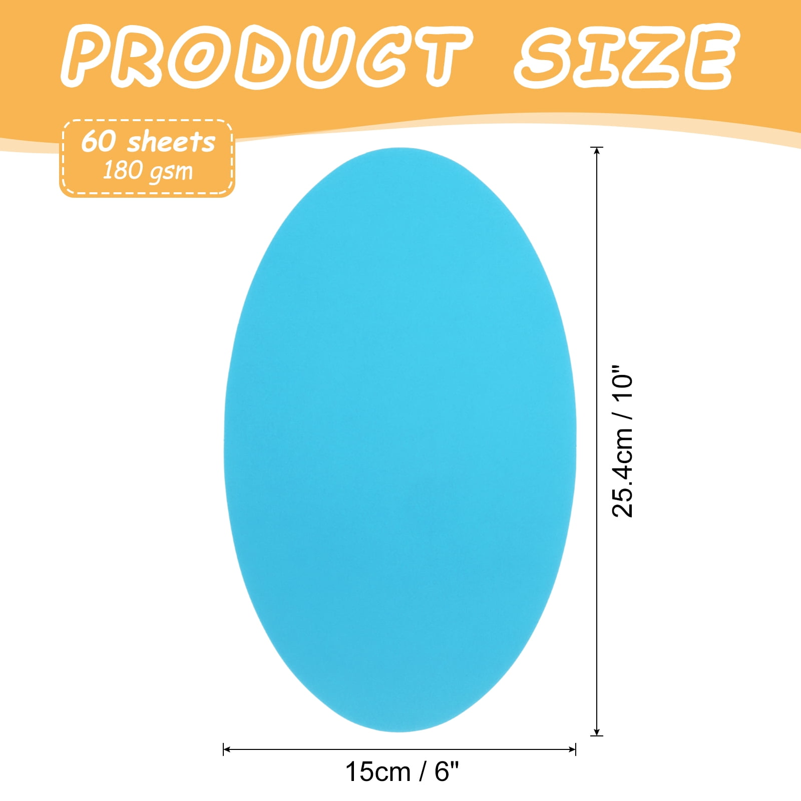 Uxcell Circles Paper, Round Origami Paper, Circles Cutouts Paper for DIY Crafts, Painting, Scrapbooking Deep Blue 6 x 10 Inch