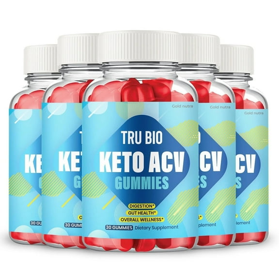 (5 pack) Tru Bio Keto Gummies
