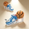thumbnail image 6 of Basketball with Sneaker Micro Building Block Set, Large Realistic Basketball with Shoes Stand STEM Building Bricks, Sport Basketball DIY Model Enthusiasts Easter's Day Gifts for Teen, Adult, 6 of 9