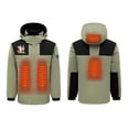 thumbnail image 4 of Chaquetas y abrigos de piel sintética con capucha y manga larga, con calefacción inteligente por USB, temperatura constante, resistente al viento, talla grande, para hombre y mujer, invierno, 4 unidad, 4 of 4
