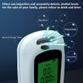 thumbnail image 4 of Alcoholímetro, alcoholímetro de precisión de grado profesional, alcoholímetro portátil, detector personal digital de alcohol, 4 of 5