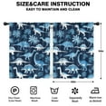 thumbnail image 2 of Blackout Kids Curtains,Cute Dinosaur Pattern Childrens Insulated Curtains Set Of 2,Bedroom Essentials,Toddler Room Decor 42x54in(106x137cm), 2 of 4