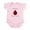Petal Pink, variant on CafePress - Mommy's Little Lady Ladybug Infant Bodysuit - Baby Light Bodysuit, Size Newborn - 24 Months