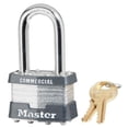 thumbnail image 1 of Cilindro Padlock Master Lock de acero laminado de 4 pines, paquete de 6, 1 of 2