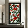 thumbnail image 5 of Rainbow Floral Static Cling Window Film Removable Decal For Glass Doors No Privacy Sticker with 5 Botanical Designs, 5 of 5