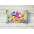 thumbnail image 4 of Carolines Treasures DAC1601PW1216 16 x 12 in. Unisex Orchids in Watercolor Fabric Decorative Pillow, 4 of 4