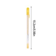 White Gel Pens Fine Point 0.8mm - 2 Pack White Ink Pens for Illustration, Sketching & Coloring on Dark Paper, Waterproof Archival Ink, Transparent Casing