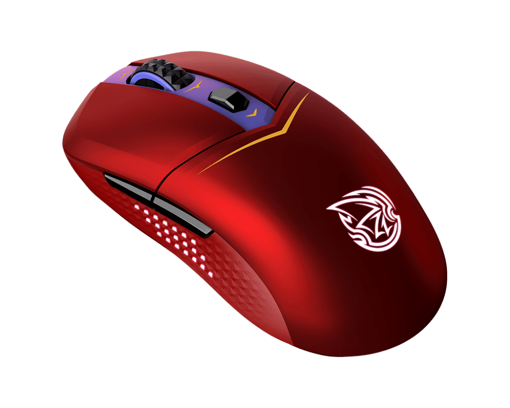 MSI VERSA W MLG EDITION RED Wireless/Wired Rechargeable GAMING Mouse with MLG RGB LED