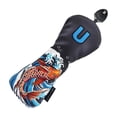 thumbnail image 4 of pitrice Golf Wood Headcover Wear Resistant Waterproof Sleeve Protective Scratchproof black UT, 4 of 6