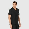 thumbnail image 4 of Wink W123 Men's V-Neck Scrub Top, Black, S Womens, 4 of 6