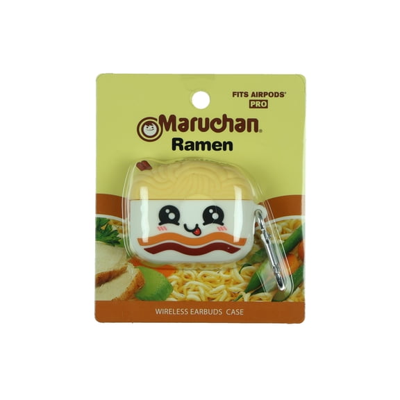 Maruchan Wireless Earbud Case Instant Lunch Airpods Pro Holder With Carabiner
