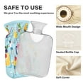 thumbnail image 4 of 2L Hot Water Bottle with Soft Velvet Cover PVC Hot Water Bag for Pain Relief Long-Lasting Warmth Small People Making Fruit Smoothies, 4 of 8