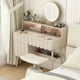 thumbnail image 2 of Women Dressers Storage Cabinet Vanity Mirror Dressers Makeup Dressing Table Penteadeira Para Quarto Bedroom Furniture YN50D My Lux Decor Round, 2 of 30