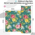 thumbnail image 5 of Pioneer Flower Floral Print Pattern Toddler Nap Mats for Kids Preschool,Sleeping Mat Bag or Kids,Toddler Sleeping Bag,Toddler Nap Mat or Daycare, 5 of 6