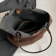 thumbnail image 6 of Zhengup Suede Tote Bag Velvet Soft Vintage Bag Women Shoulder Bag Work Commute Stylish Handbag Casual Handbag, 6 of 7