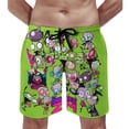 thumbnail image 5 of Invader Zim Mens Board Shorts Quick Dry Swim Trunk Lightweight Soft Swimsuit Bathing Suit for Boys 2XL, 5 of 8