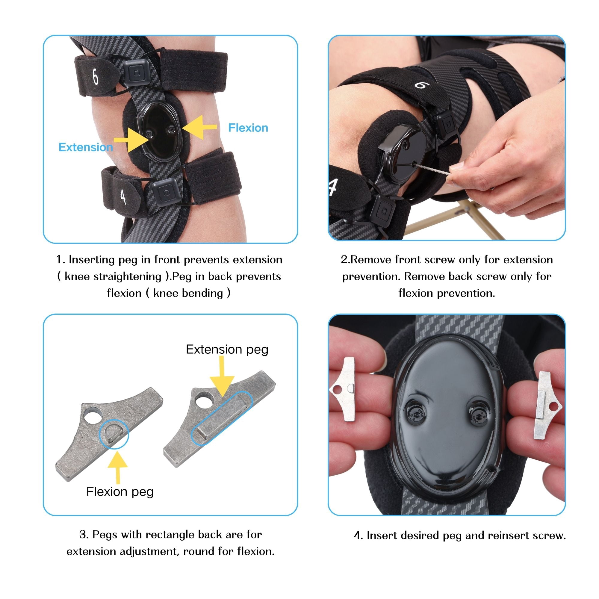OA Unloader Knee Brace - Arthritis Pain Relief, Osteoarthritis, Bone on Bone Knee Joint Pain, Medial or Lateral Unloader Knee Brace, Knee Pain Relief for Joint Degeneration, Men & Women