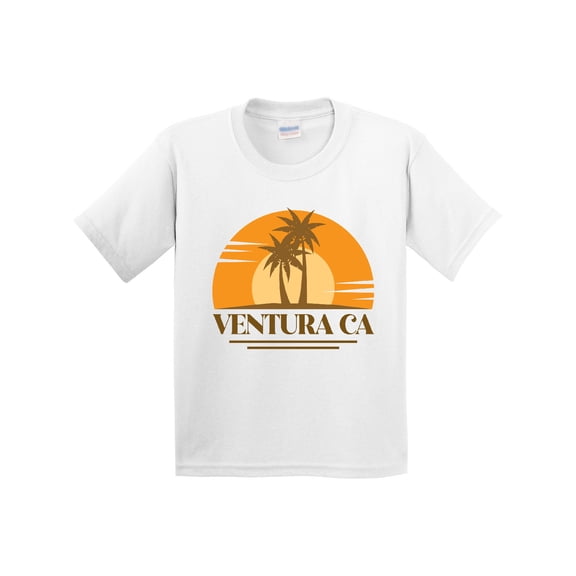 Inktastic Ventura California Retro Sunset Youth T-Shirt