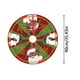 thumbnail image 3 of Falda de árbol de Navidad con lentejuelas - Decoración navideña mullida para árboles de 1,8 a 2,00 m, diseño festivo rojo y verde, diámetro de 48 pulgadas, fácil instalación y almacenamiento, 3 of 8