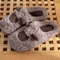 thumbnail image 5 of Zapatillas de oveja bonitas antideslizantes con plataforma gruesa de invierno para hombre, sandalias cálidas de algodón con piel para interiores, zapatos de dibujos animados para parejas y mujeres, 5 of 5