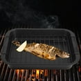 thumbnail image 4 of HEALEEP 2 Pcs Of Nonstick Baking Tray Carbon Steel Non Stick Baking Pans Dark Grey For Restaurant Kitchen, 4 of 8