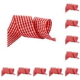 thumbnail image 2 of Cateissary Cinta a cuadros elegante, esencial para proyectos hechos a mano de bricolaje, materiales hechos a mano fáciles de hacer, rojo de moda rojo 10Conjunto, 2 of 6