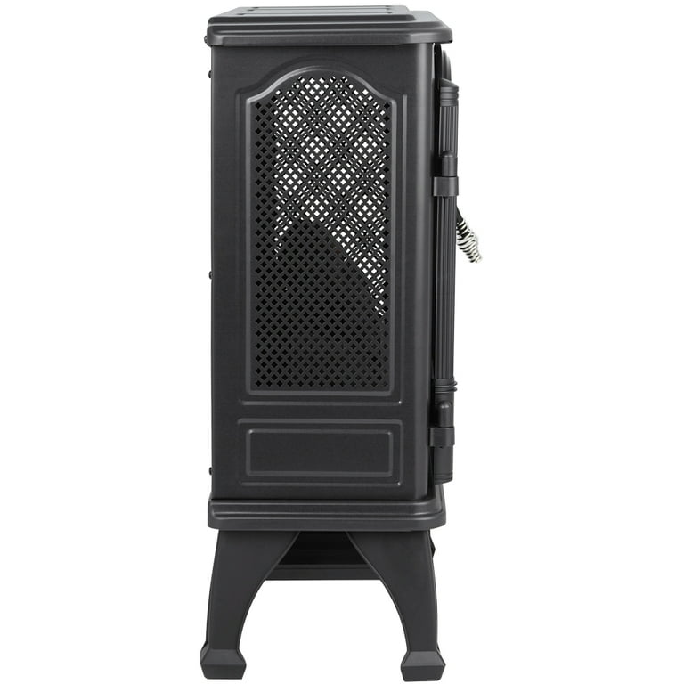 Mainstays 3D Electric Stove with Life-like Flame u0026 Sparks,Black -  Walmart.com