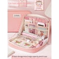 thumbnail image 1 of 1pc Beige Multi-layered High Capacity Pencil Case For Boys And Girls, Middle And High School Students, Multiple Functions Storage Bag For Primary Stud, 1 of 4