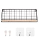 thumbnail image 1 of Estante De Pared Sin Agujeros Estante De Almacenamiento Retro Estantes Flotantes Montados En La Pared Estante De Metal Rústico Speravity HA025229-03, 1 of 6