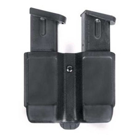 Blackhawk Double Stack Magazine Case, Injection Molded, Black, Fits 9mm/.40cal/.45cal/10mm/.357