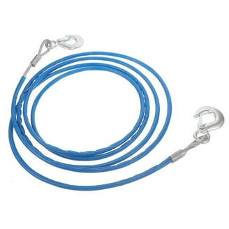 44" Trailer Safety Cables With Hooks Tow Straps 2-Pack