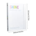 thumbnail image 3 of Dvumao Office Supplies, A4 3 Ring Binder Cover Loose Leaf Notebook Shells Document Storage Folder With Elastic Bands Suitable For School Office Use Paper Not Included, Mom Gifts, 3 of 6
