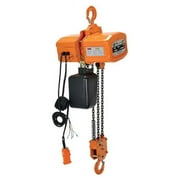 Vestil Manufacturing H-6000-3 6000 lbs 3 Phase Economy Chain Hoist with Chain Container