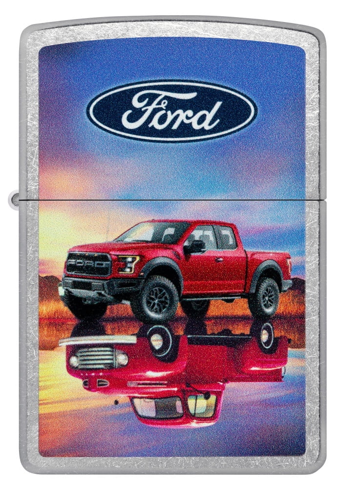 Zippo Ford F-Series Design Street Chrome Pocket Lighter