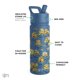 thumbnail image 2 of Botella de agua Simple Modern Minions Kids de 530 ml con tapa de pajita, 2 of 7