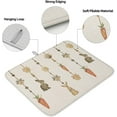 thumbnail image 2 of Easter Dish Drying Mat for Kitchen Counter, Vintage Bunny Carrot Boho Beige Eggs Absorbent Reversible Dish Drainer Rack Mats for Coffee Bar Mats 16''''x18'''' 2 PCS, 2 of 6