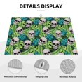 thumbnail image 4 of Kdxio Skull and Palm Leaves for Dish Drying Mat,24*18 inch Absorbent Dish Drainer Kitchen Counter,Large Size Dish Drying Pad for Countertops,Draining Racks, 4 of 9