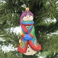 thumbnail image 3 of Tie Dye Snowman - 1 Ornament 4.5 Inch, Glass - Ornament Glitterazzi Rainboe Zkp2651tied, 3 of 3