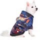 thumbnail image 2 of Fotbe Taxi Colorful Town Sudadera con Estampado para Perros Pequeños – Suéter con Capucha para Mascotas, Tela Suave de Forro Polar con Bolsillo-Small, 2 of 7