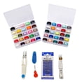 thumbnail image 3 of Hilos de bobina de plástico Jumpingount Kit de hilo de coser multicolor 50 piezas 12x10x2.5cm, 3 of 6