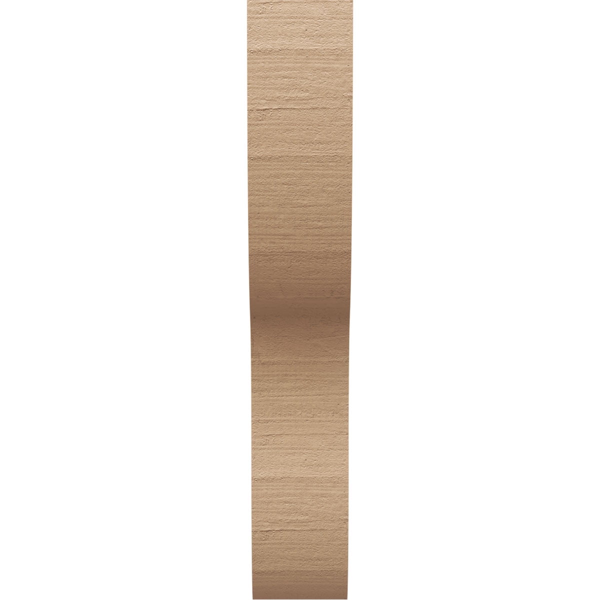 4"W x 8"D x 24"H Thin Greensboro Rough Cedar Woodgrain TimberThane Corbel, Primed Tan