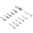 thumbnail image 3 of Conector de manguera de aire de rosca hembra, 12 piezas BSPT 1/4 pulg. Conectores rápidos neumáticos hembra/macho Accesorio de conector de manguera de aire True Excellence, 3 of 8