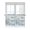 White/Blue, variant on Kitchen Curtains 54 Inches length, White Blue Ombre Stripe Window Treatment Curtain Drapes, Modern Abstract Moire Waves Decorative Window Curtains for Bedroom Cafe, 52"x54", 2 Panels