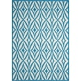 thumbnail image 2 of Nourison Sun N' Shade Indoor/Outdoor Azure 5'3" x 7'5" Area Rug, (5x7), 2 of 6